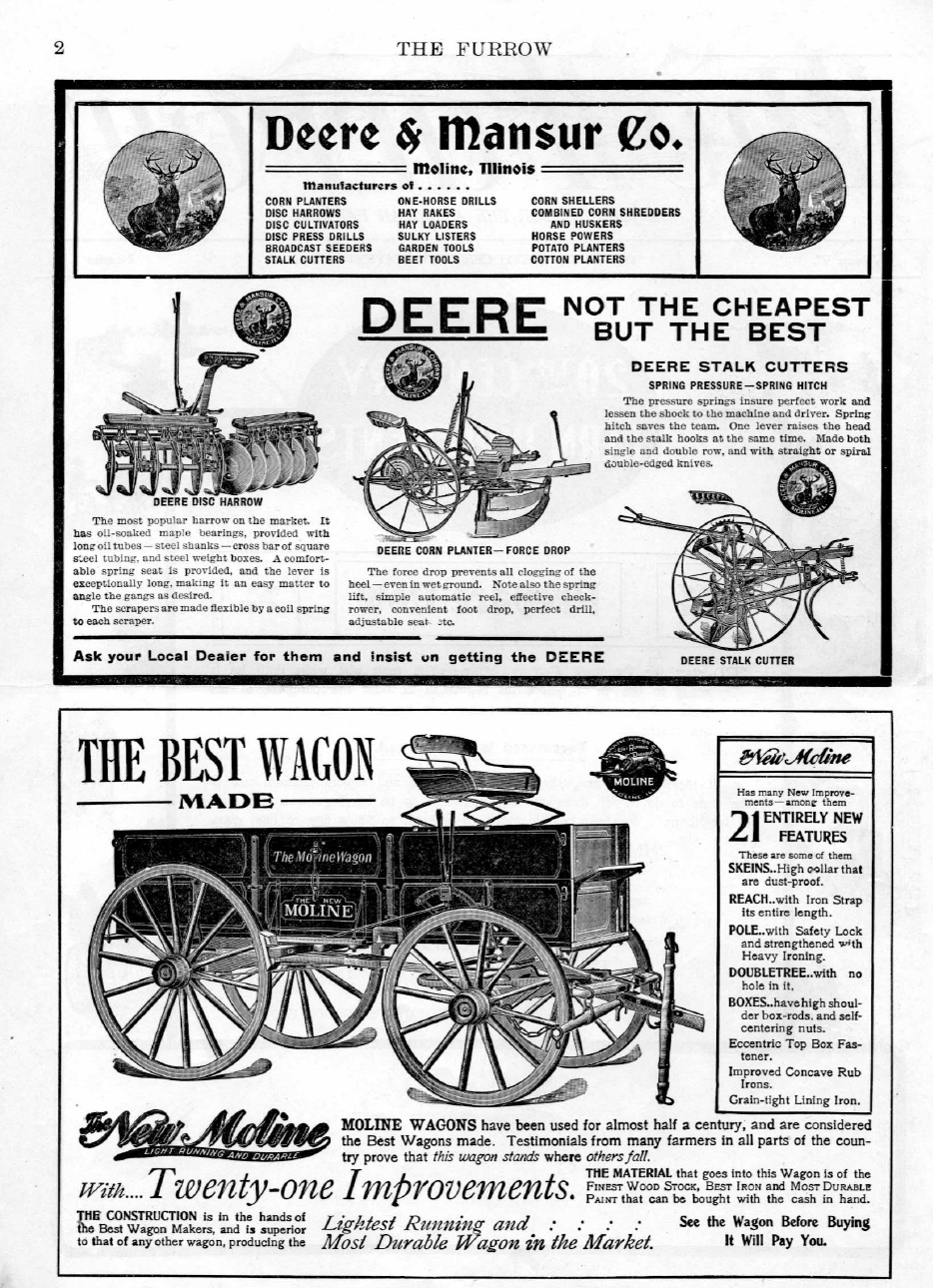 Furrow magazine by John Deere