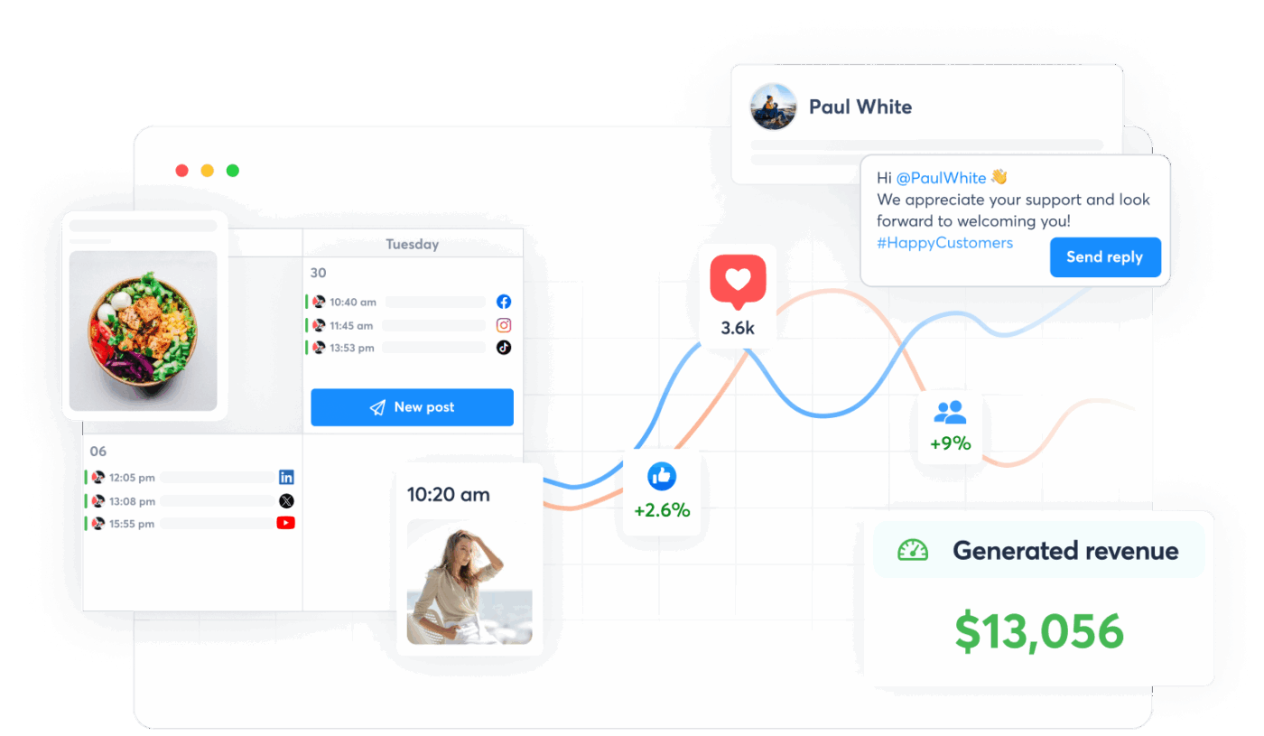 Agorapulse dashboard : Sendible Alternatives