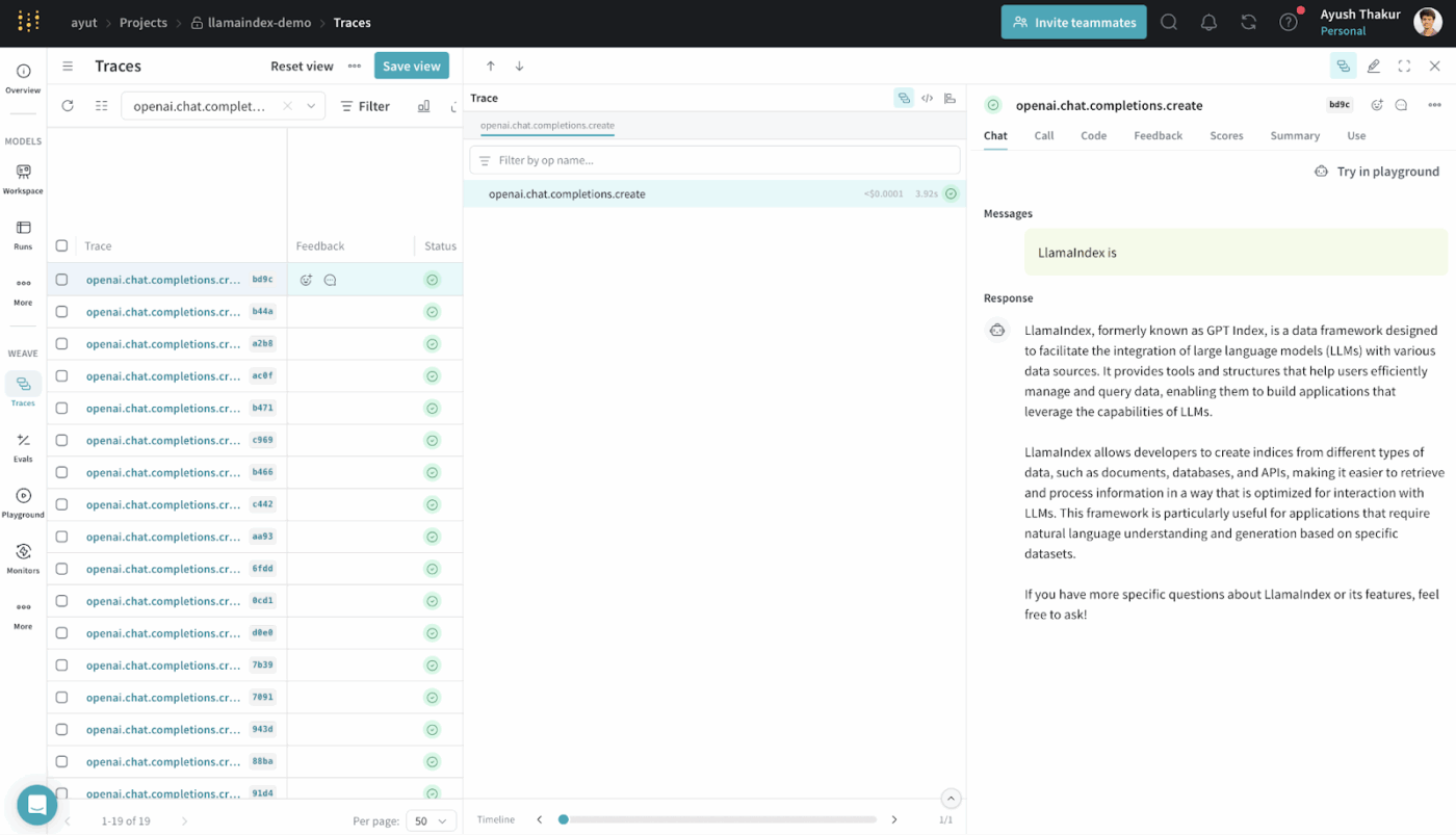 LlamaIndex Dashboard :Context Engineering AI