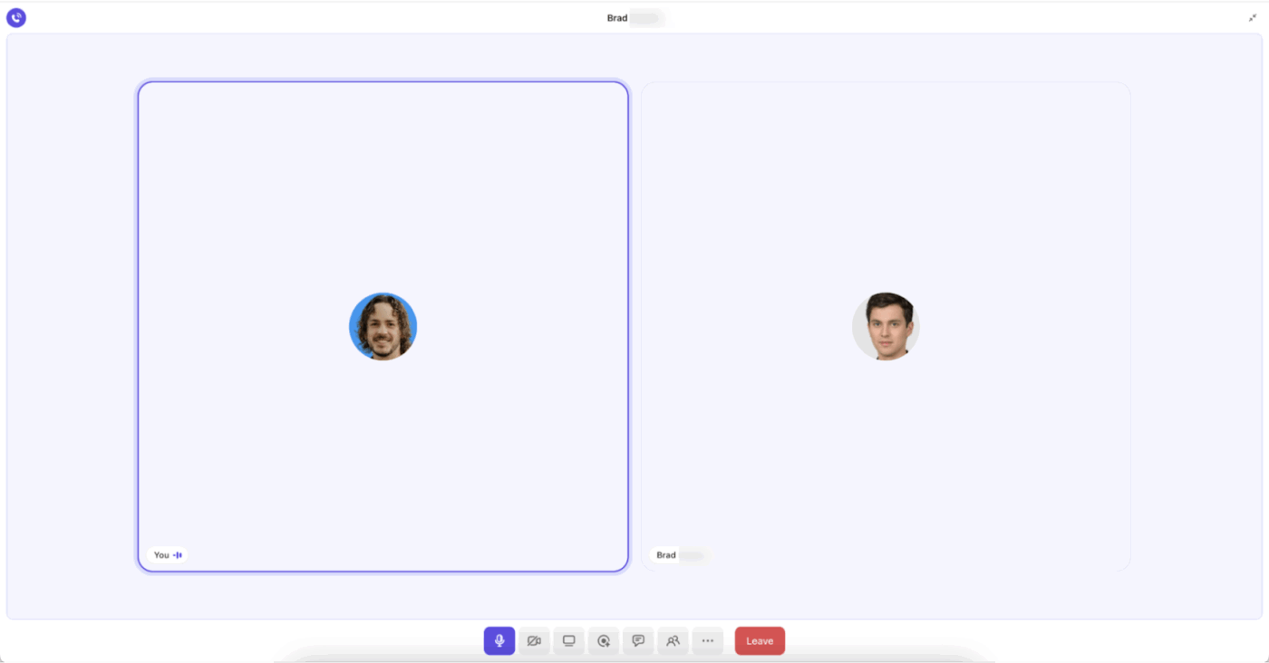 Use ClickUp SyncUps for face-to-face collaboration with your colleagues