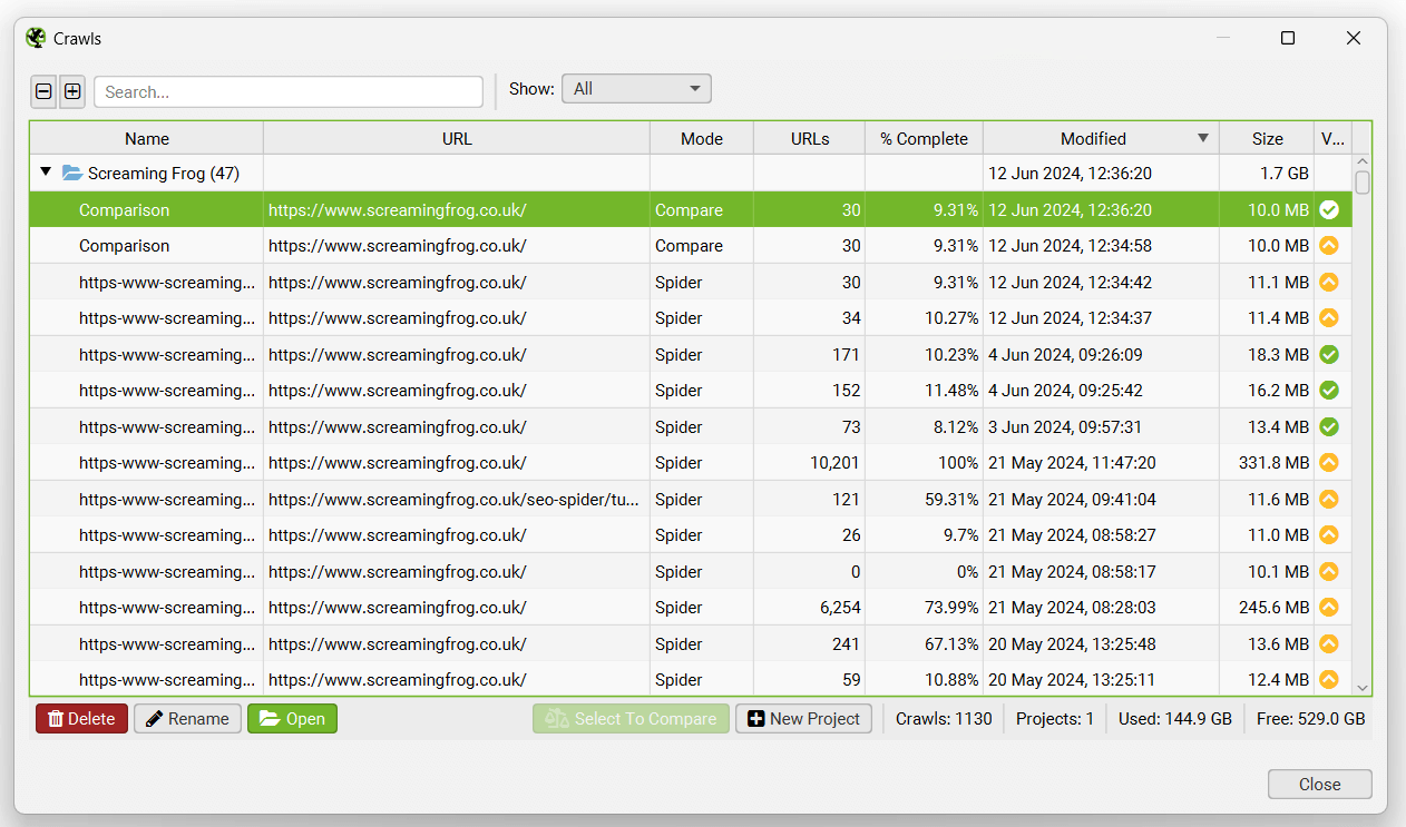 Screaming Frog: Content audit tool that crawls your entire website