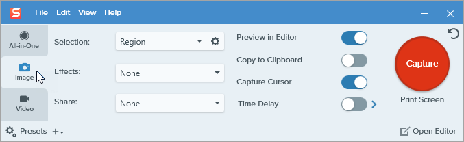 Snagit vs ClickUp Clips: Basic editing tools in a single software