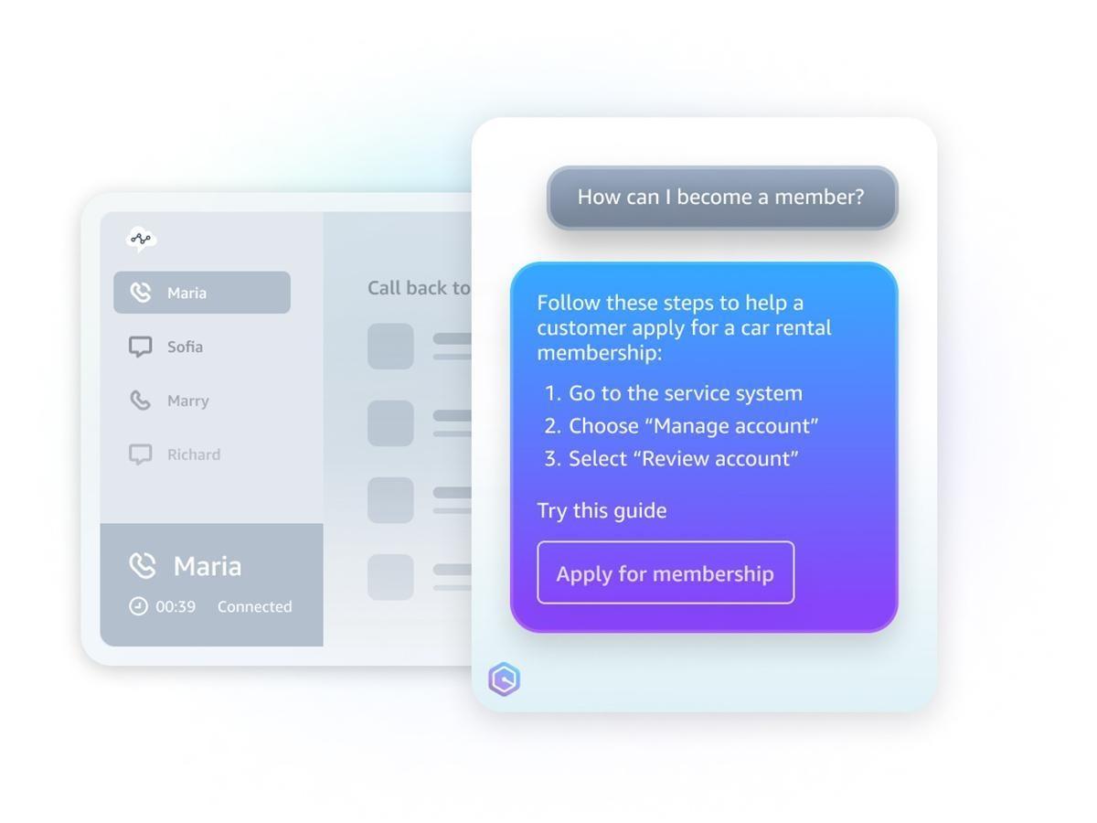 Amazon Q vs Copilot - Amazon Q in Amazon Connect for real-time agent assist