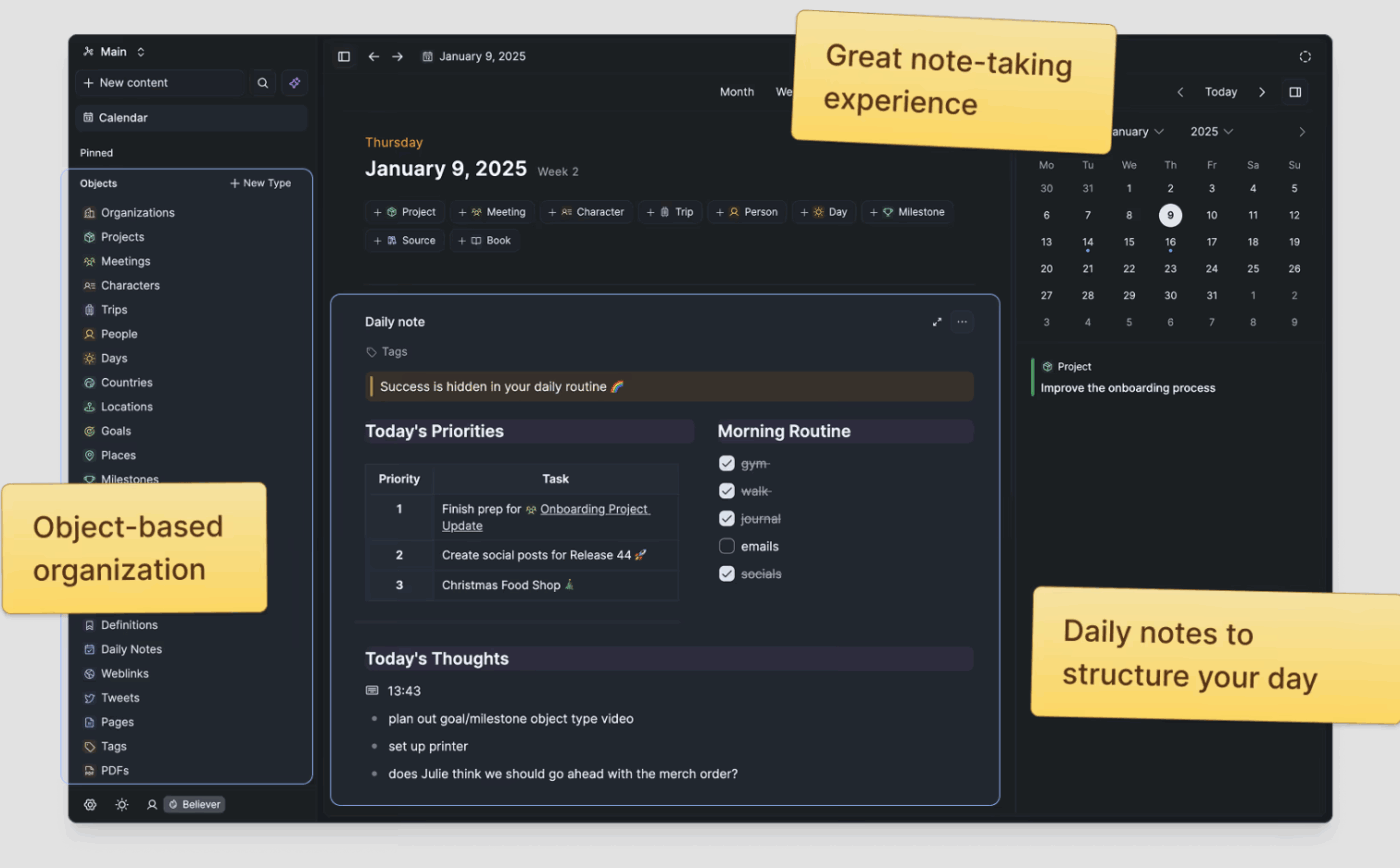 Kapasiteler_Saner AI Alternatifleri
