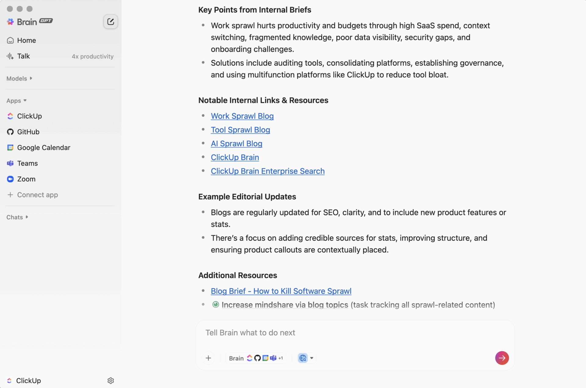 Centralize your content repurposing workflows