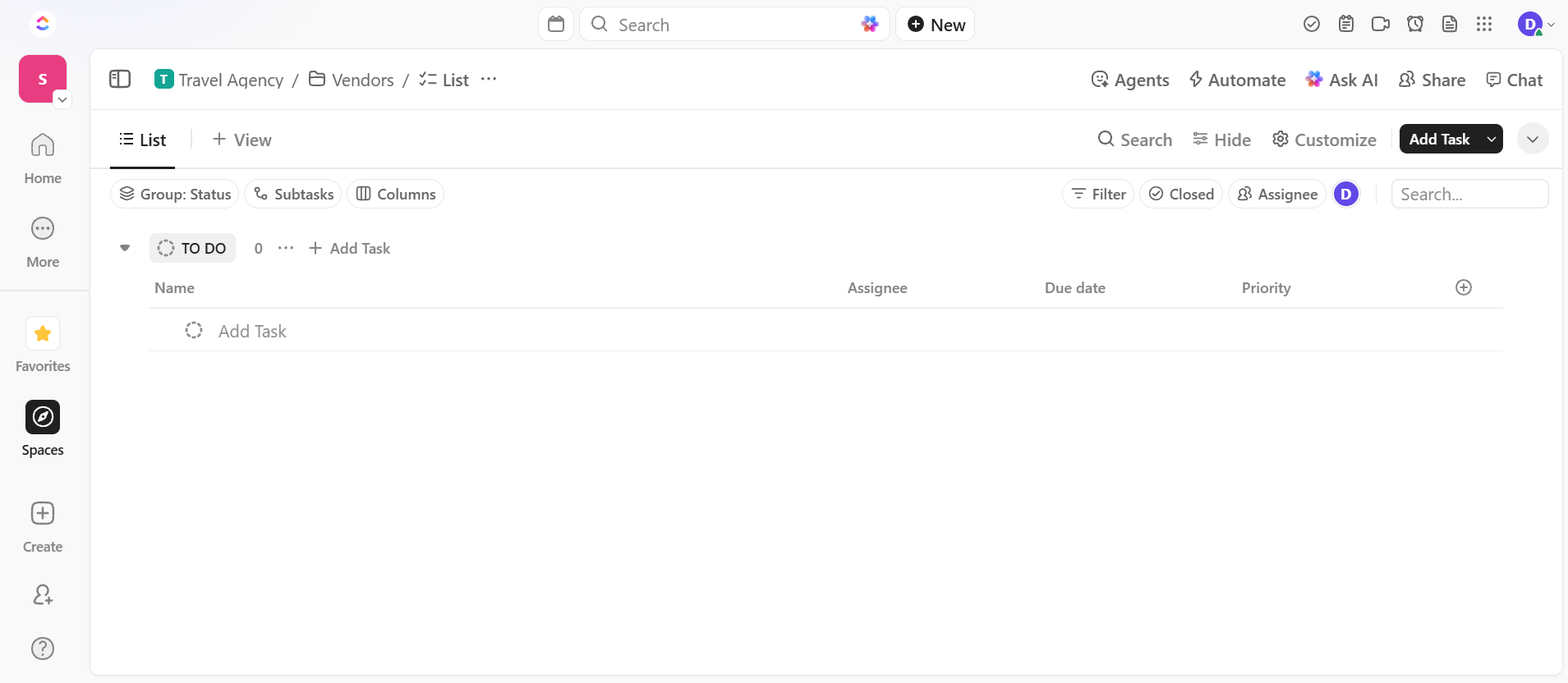ClickUp Marketing Team Operations Template: Go from campaign planning to execution and performance analysis 
