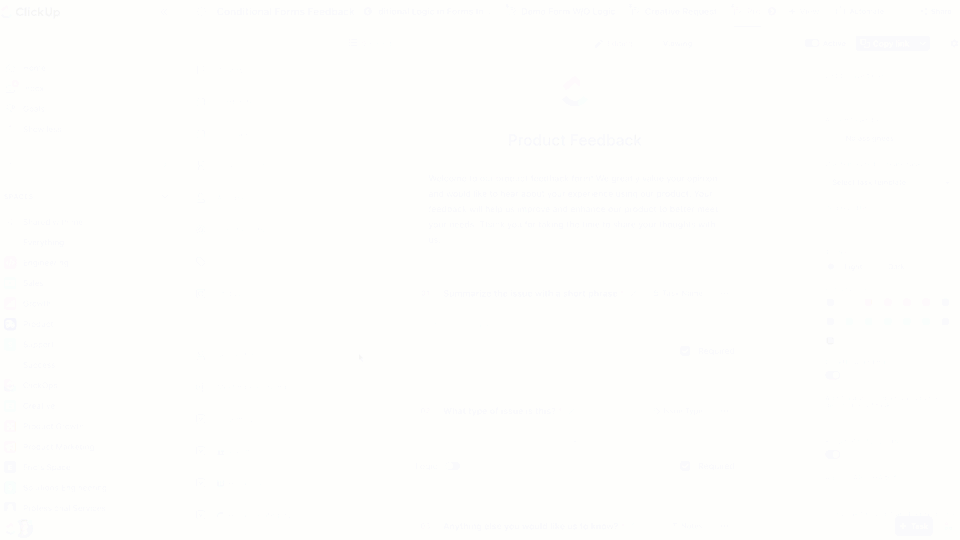 Clickup form:ClickUp Forms for internal requests