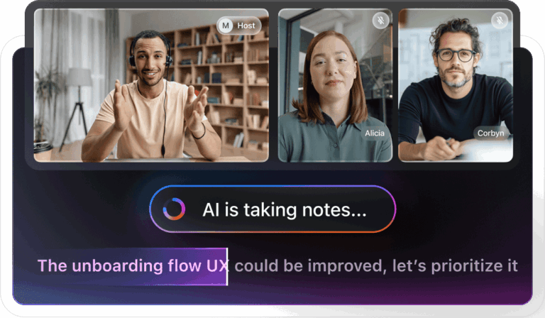 Get your meeting notes automatically transferred to tasks with ClickUp AI Notetaker