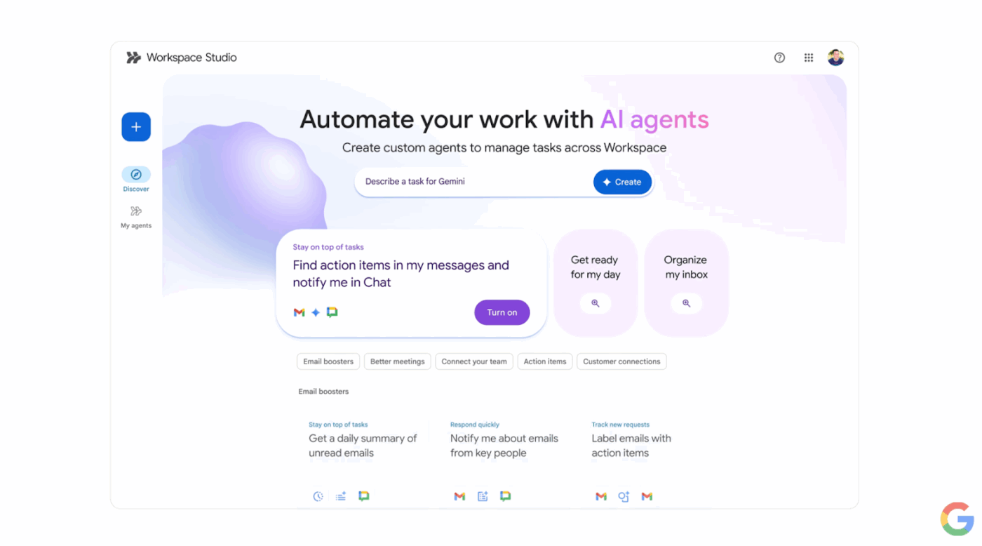 Google Workspace Studio- how to automate work using google workspace studio