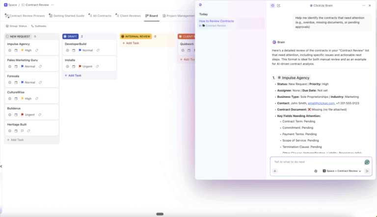 AI for contract review