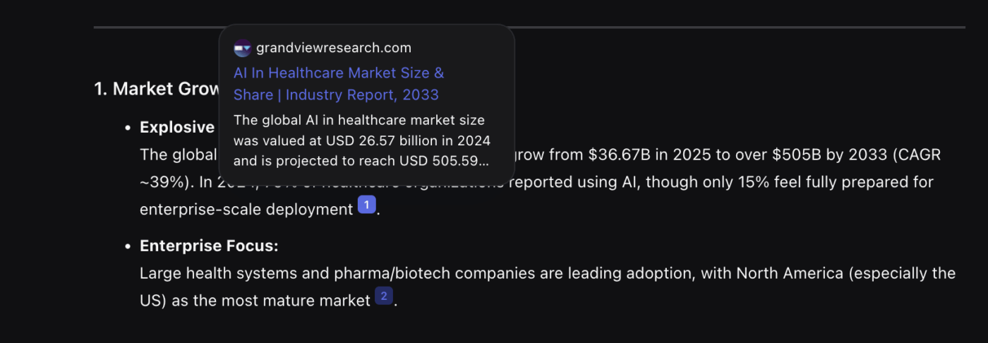 ตัวอย่างแหล่งที่มาใน You.com
