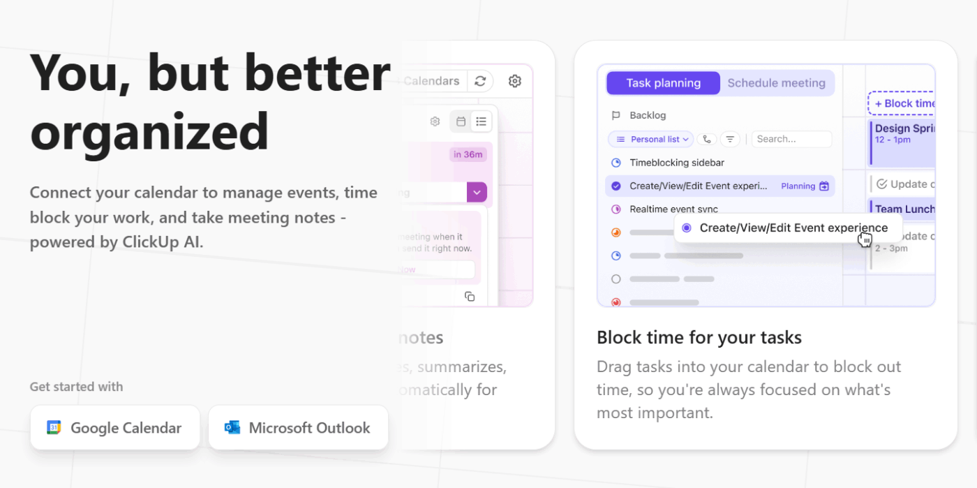 Integrating ClickUp Calendar with external calendars