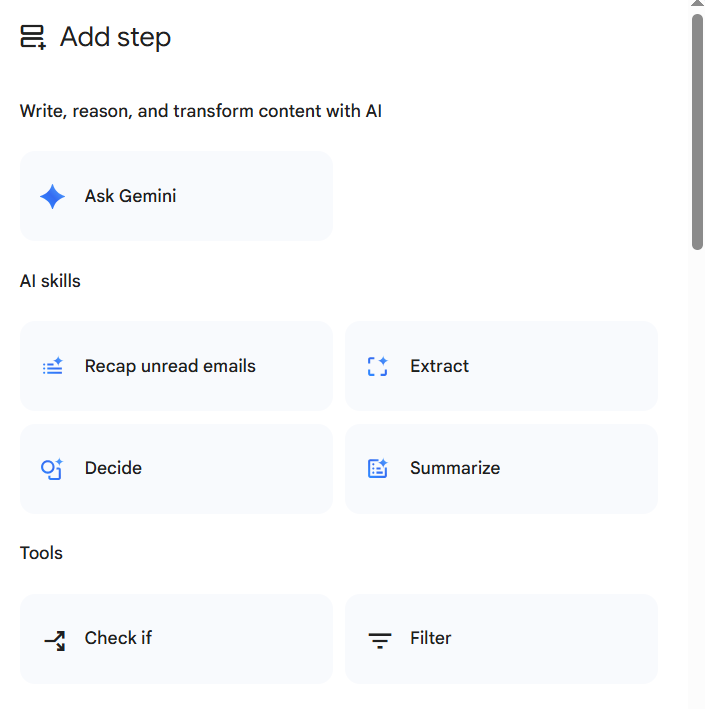 Step 4- How to Automate Work Using Google Workspace Studio