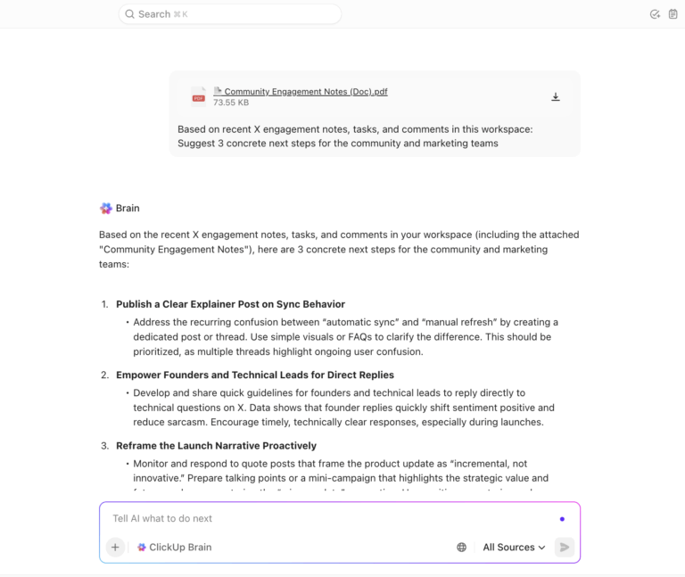Try ClickUp, the #1 Grok alternative