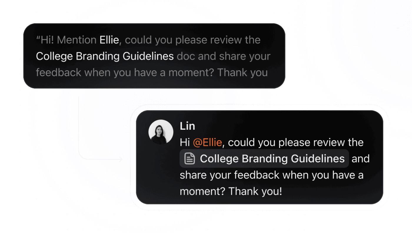 Use your voice to capture notes and search for files with ClickUp BrainGPT’s Talk to Text