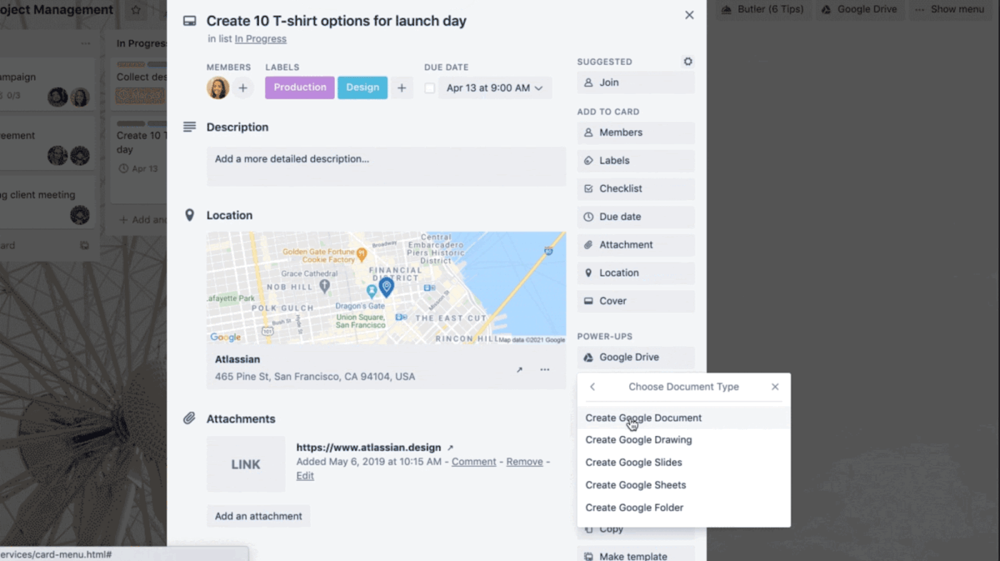 Via trello- Project Management Software with Google Workspace Integration