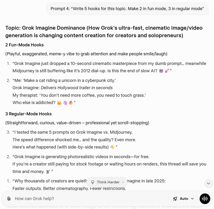 Write 5 hooks for this topic. Make 2 in fun mode, 3 in regular mode.