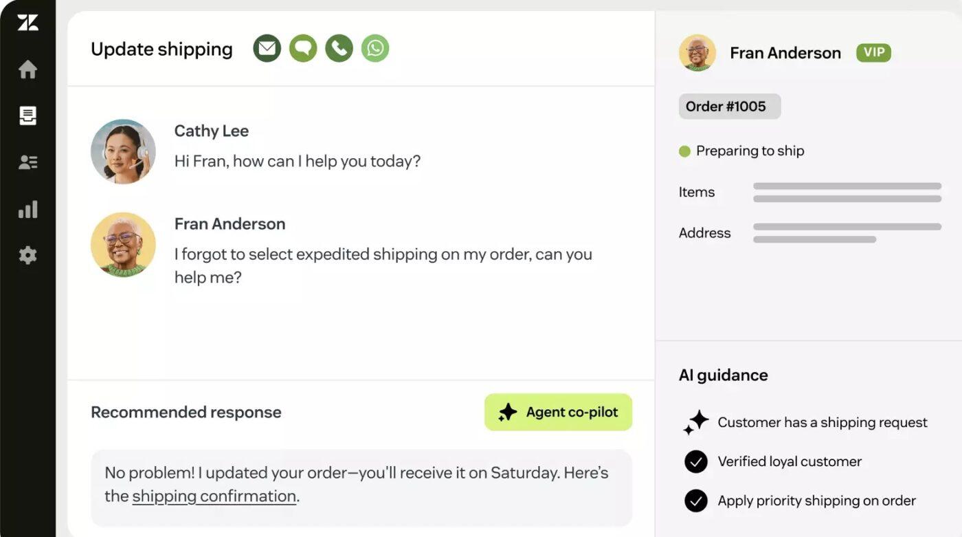 Zendesk: Tek bir platformdan müşteri desteği biletleri ile ilgili konuşmaları ve yardım merkezi içeriğini yönetin.