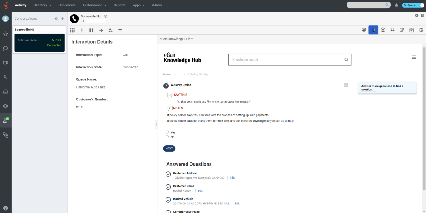 eGain für Genesis – App für das Wissensmanagement in Callcentern