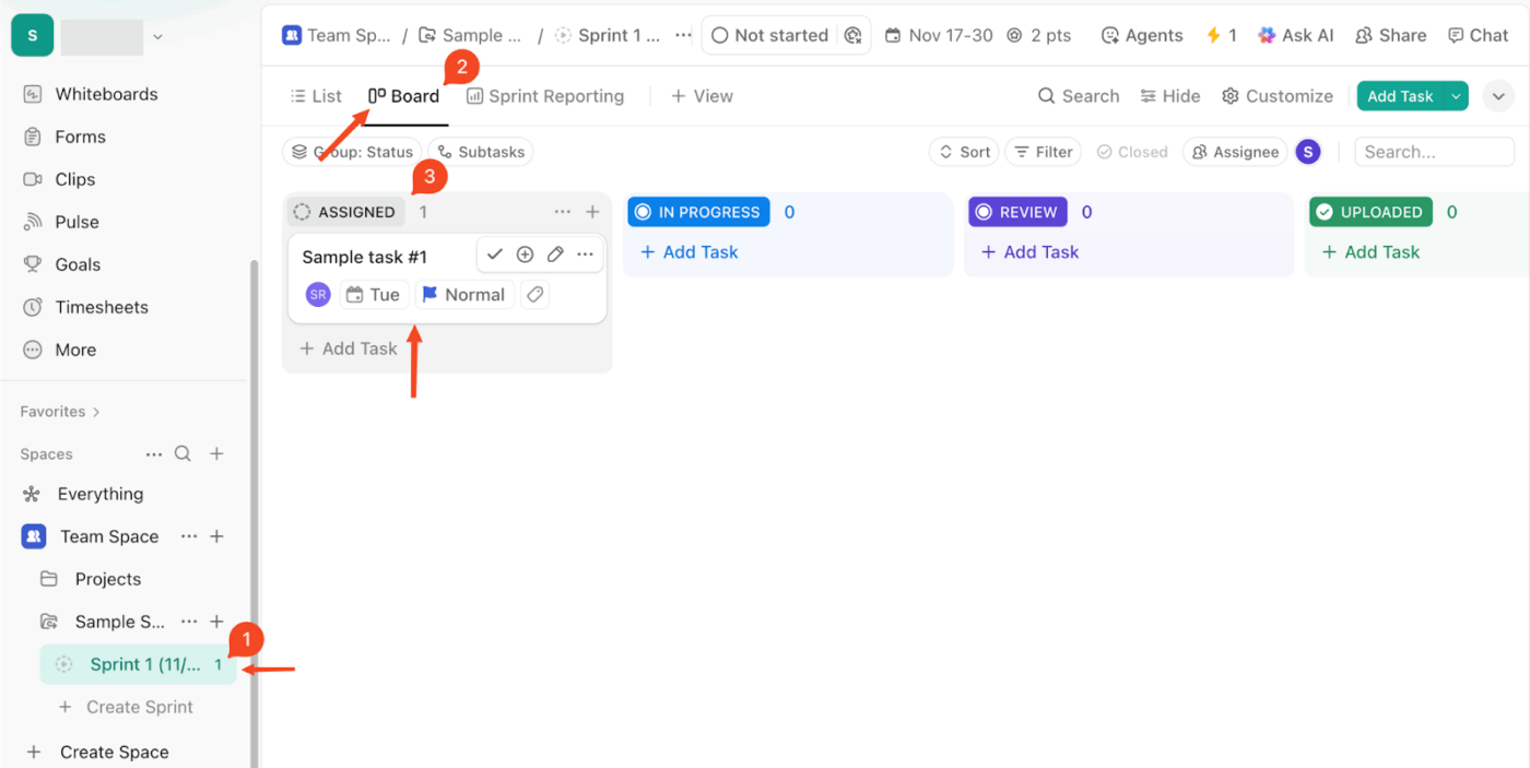 Custom Fields in ClickUp