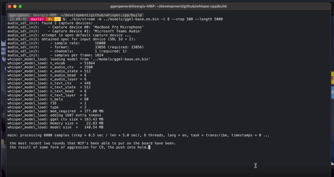 Best offline AI tools: Whisper.cpp