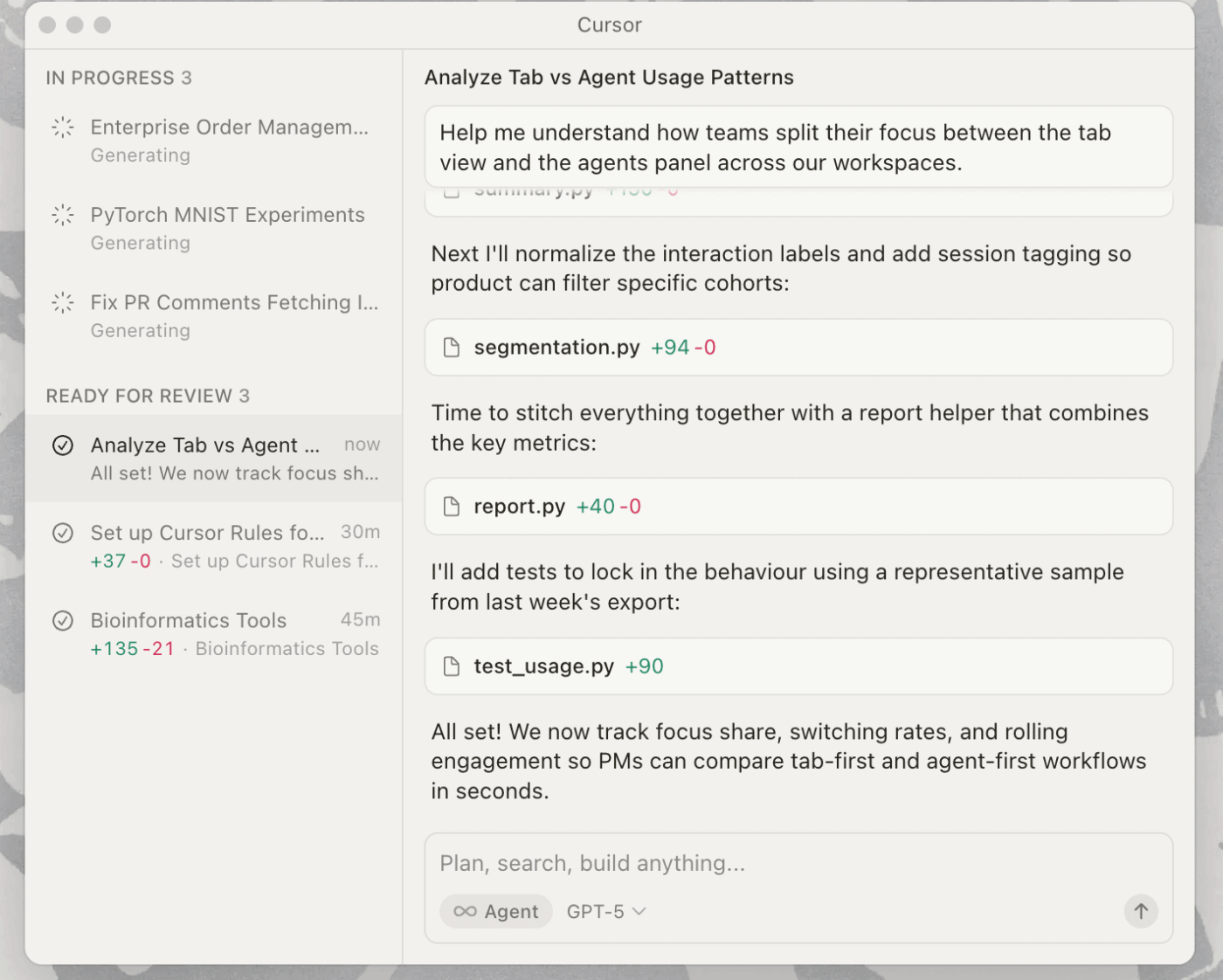 Cursor dashboard: AI Led Growth Playbook