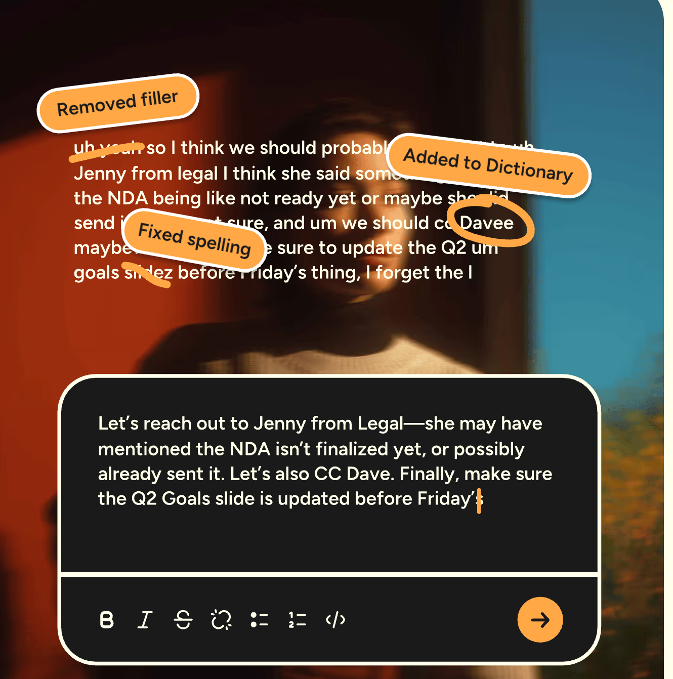 Wispr Flow Dashboard: Elevenlabs Prompts