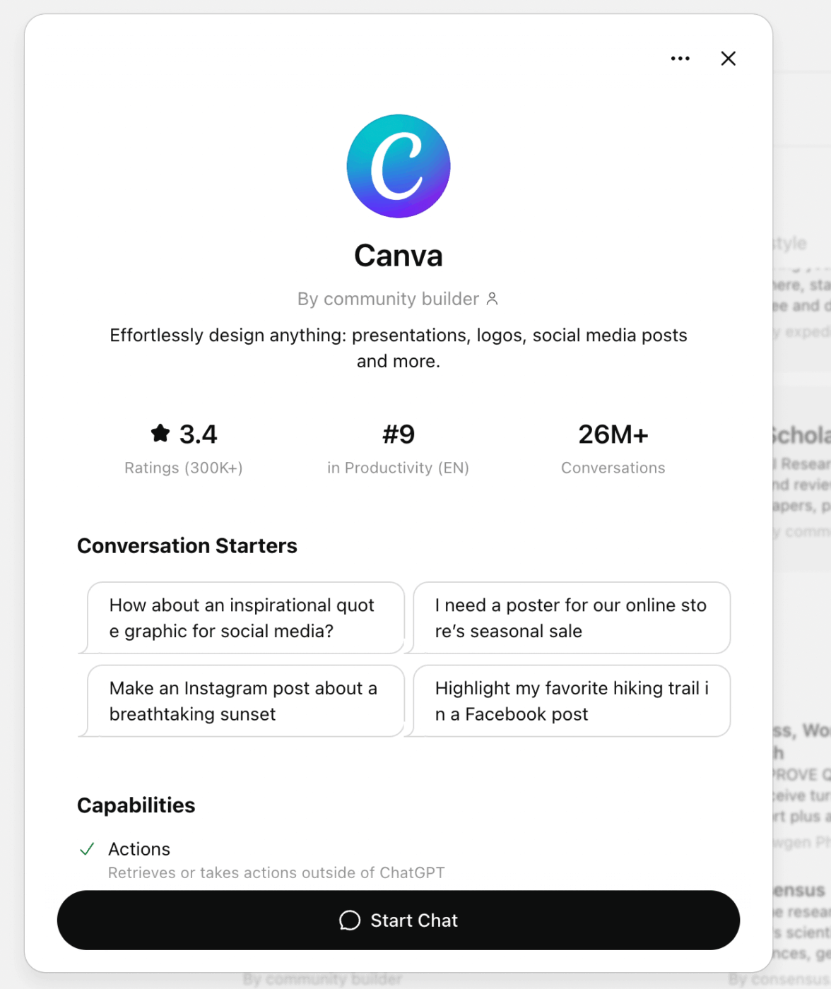 Canva’s custom GPT : How to Use ChatGPT Plugins