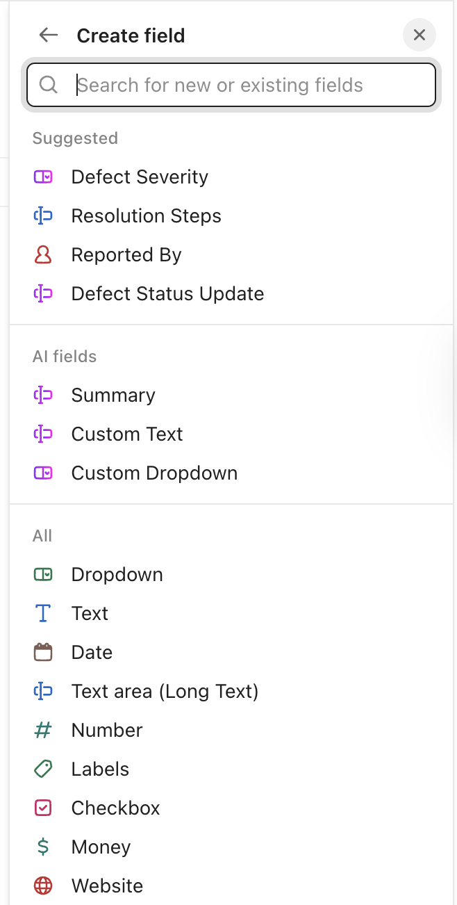 Add ClickUp Custom Fields to sort and filter your data