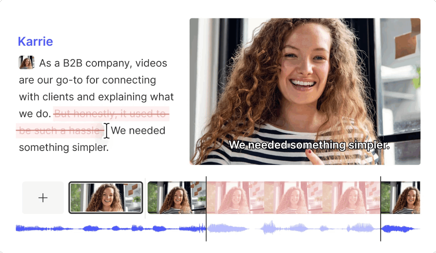 Descript dashboard : AI Content Repurposing Guide