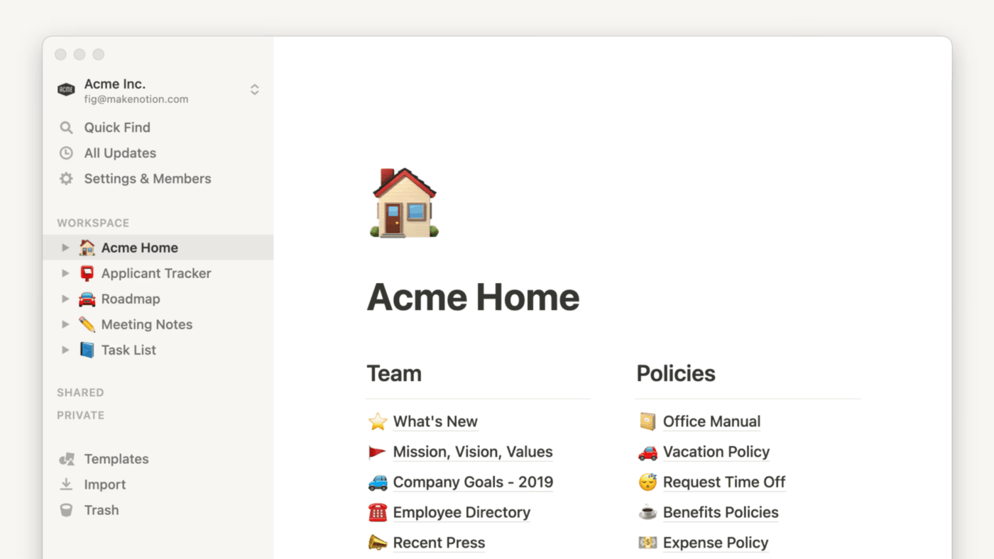 Notion: ones.com alternatives