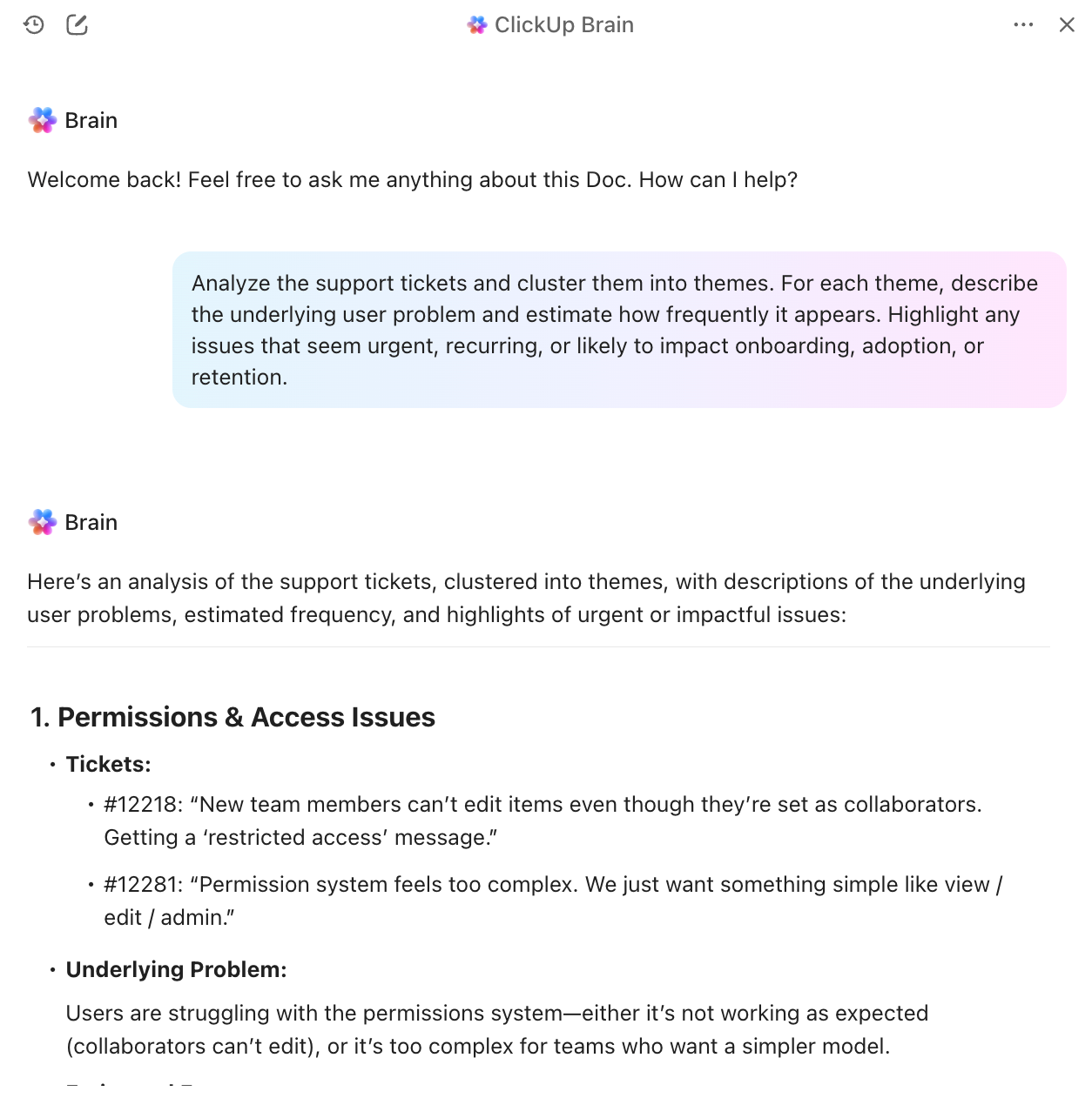 ClickUp Brain: How AI Creates Aha Moments for Product Managers