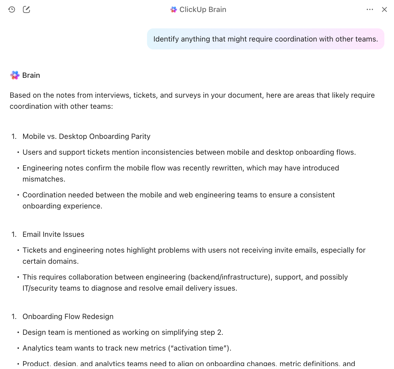 ClickUp Brain:How AI Creates Aha Moments for Product Managers