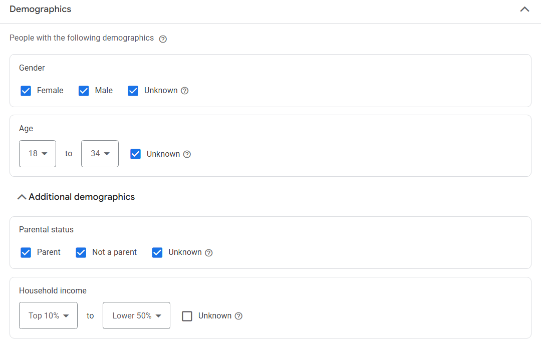 Demographics : YouTube Ads Guide