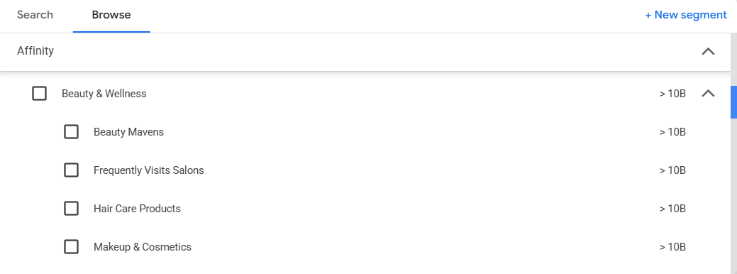 Affinity : YouTube Ads Guide