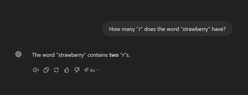 chatgpt strawberry problem