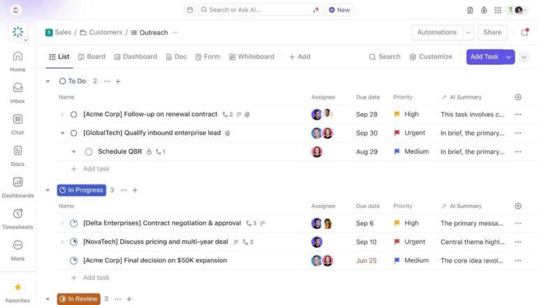 Asana vs Notion for CRM Templates- Which One Works Best