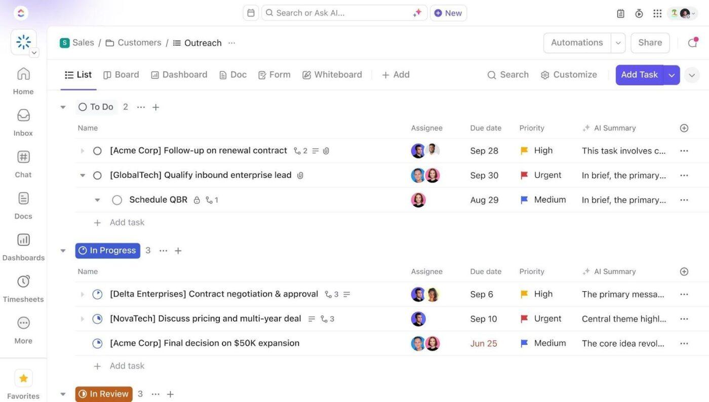 Asana vs Notion for CRM Templates- Which One Works Best