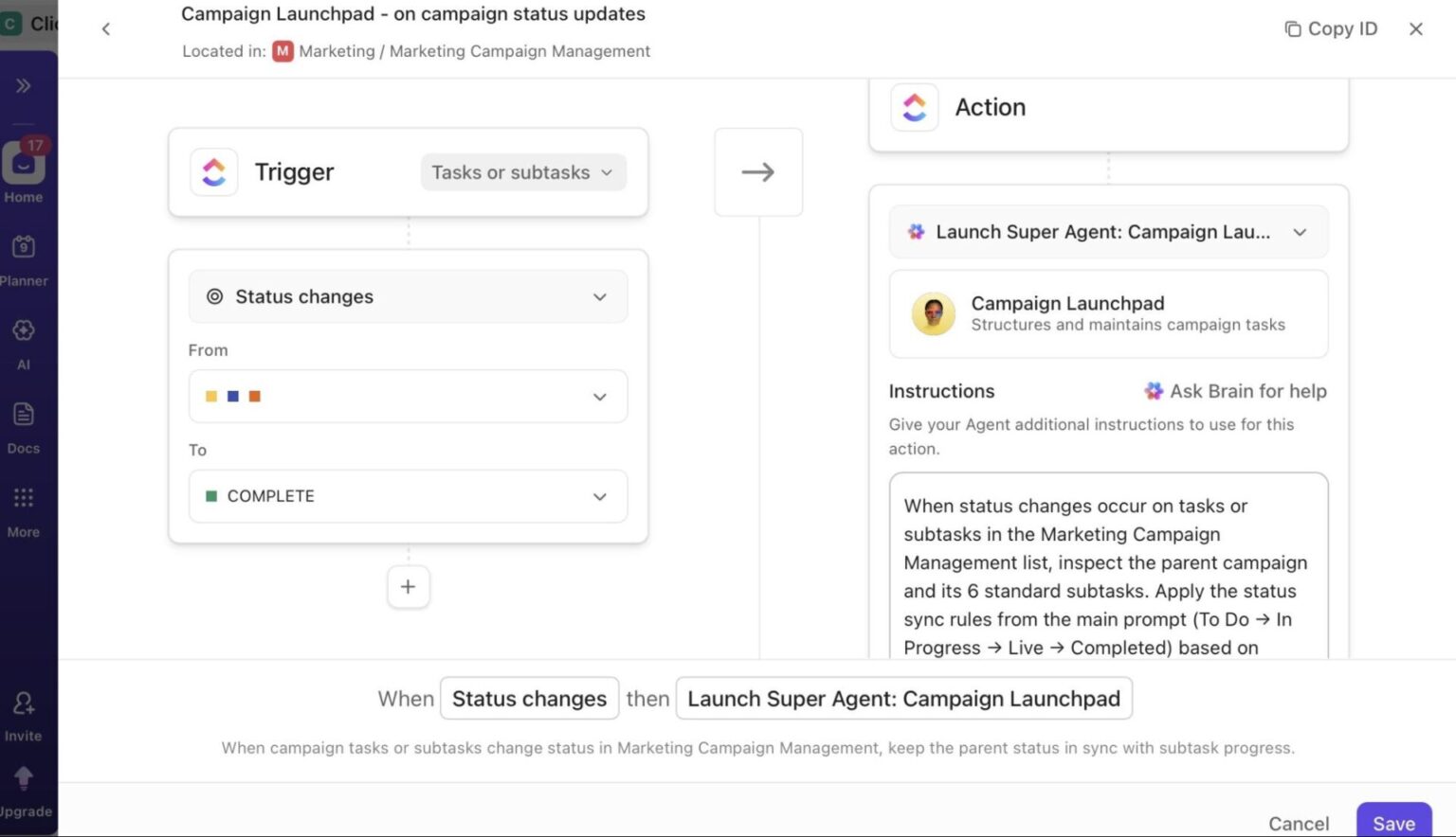 AI Super Agent Workflow Examples: 12 Practical Use Cases in ClickUp