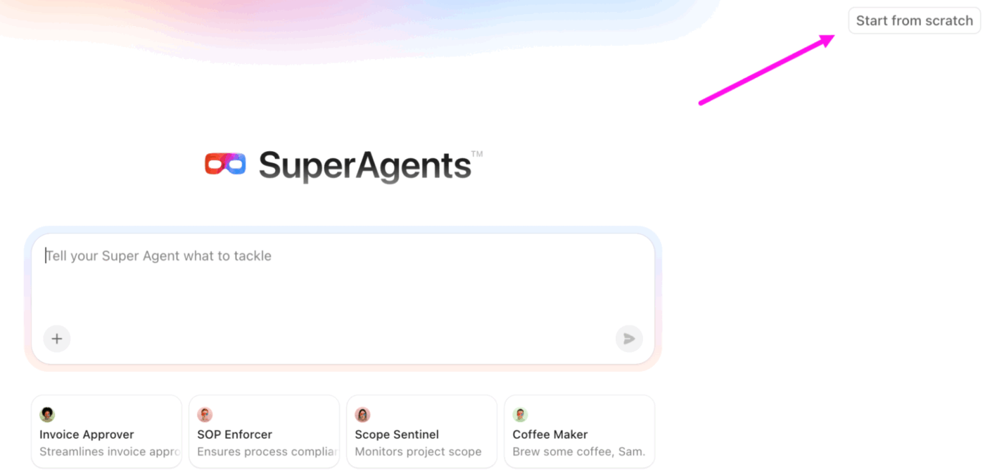 Blank Agent Setup: Empty canvas to design model-based reflex agent for specific domains