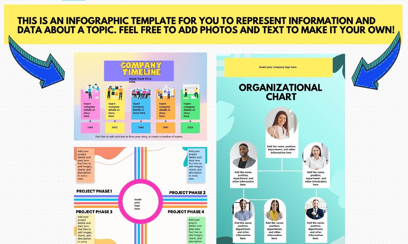 Turn any concept into a Frayer-style visual one-pager with the ClickUp Infographic Whiteboard Template