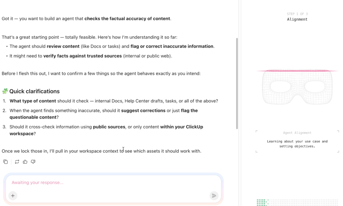 ClickUp Super Agents: Showing multiple agents coordinating workflows across dynamic environments
