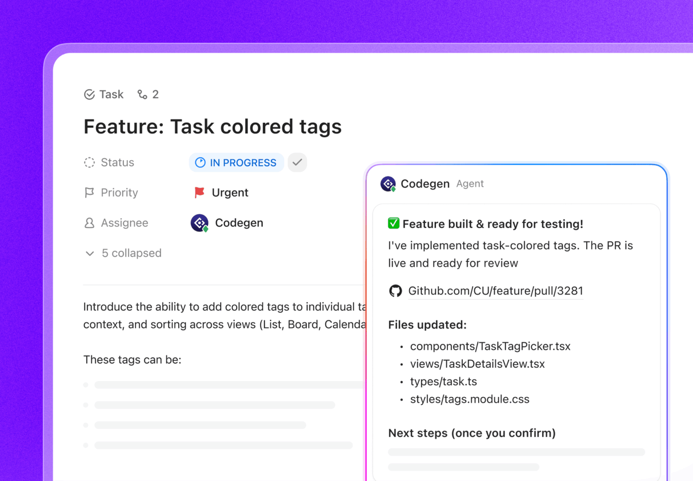 Codegen-agent-clickup how to use claude code featured image