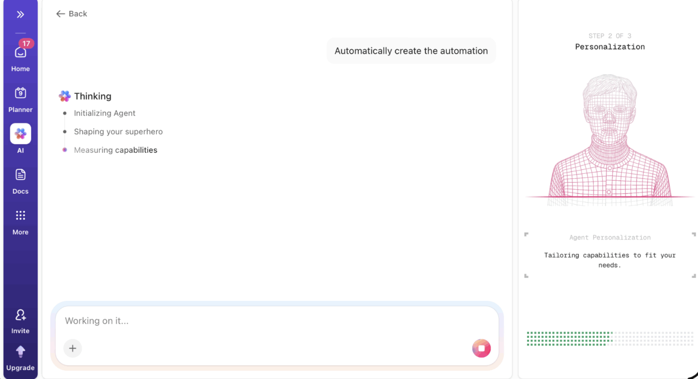 Custom Agent Instructions: Advanced settings panel defining condition action rules with human oversight