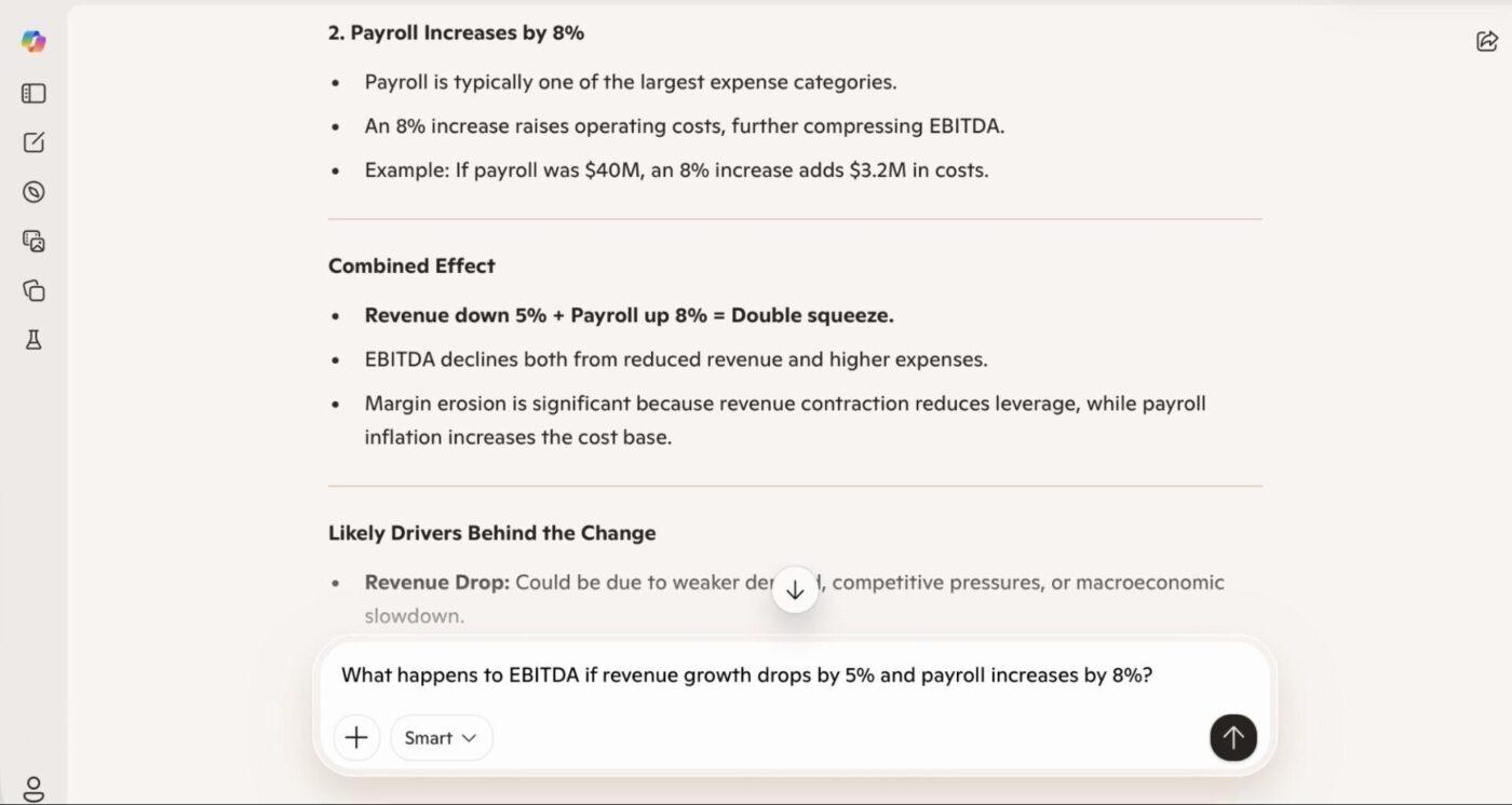 How to use Copilot for financial analysis
