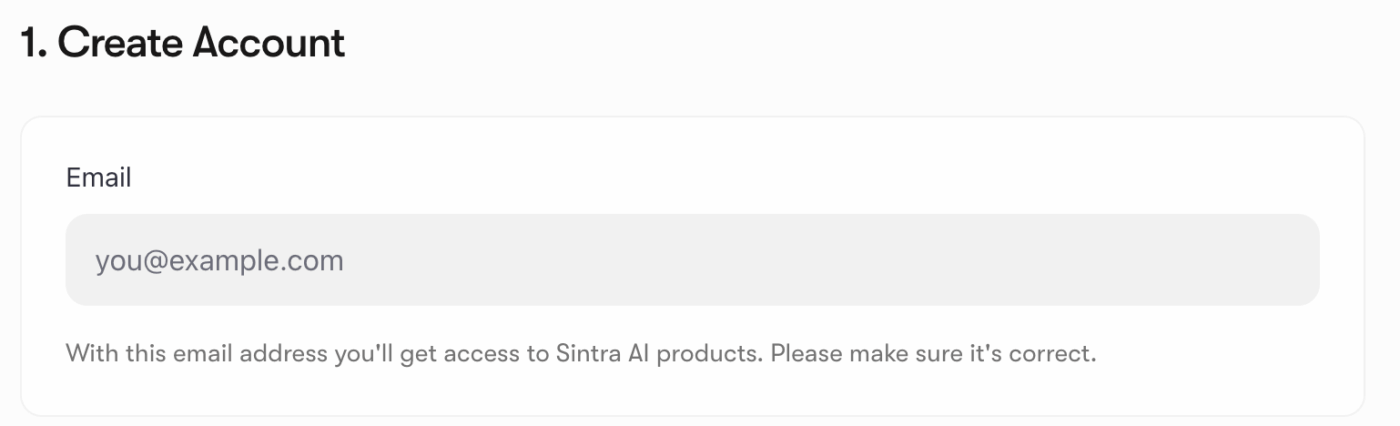 How to Use Sintra AI- create an account