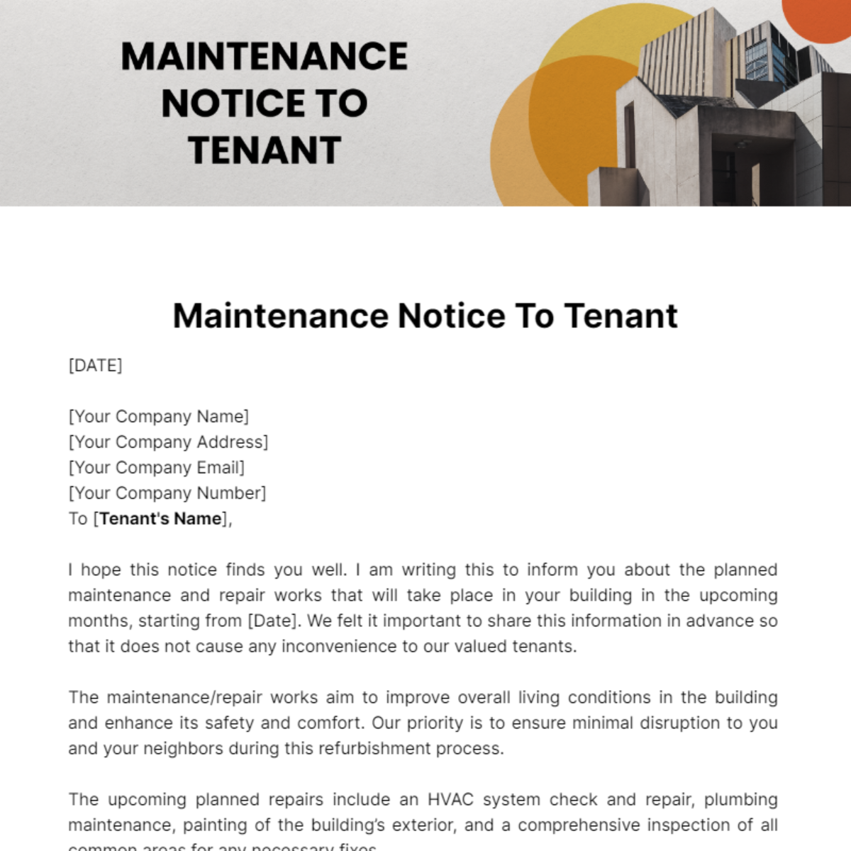 Server maintenance notice template emphasizing planned upgrades for a faster, more reliable experience