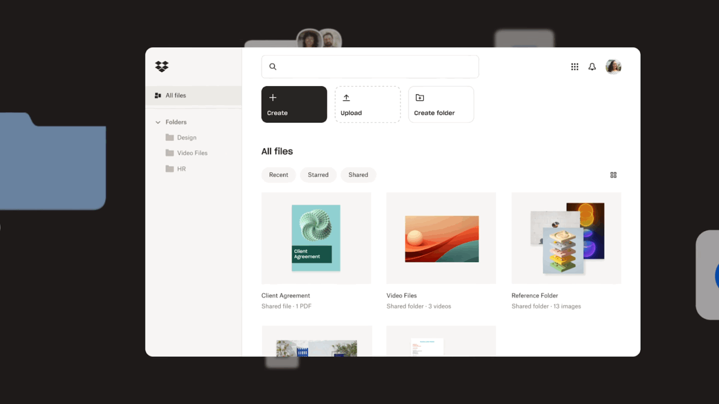 Via Dropbox Business