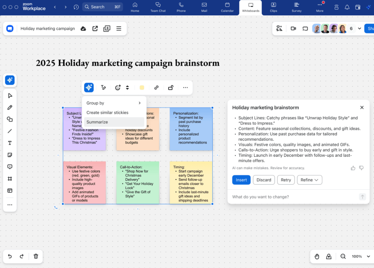 Zoom Whiteboard: Jamboard Alternative