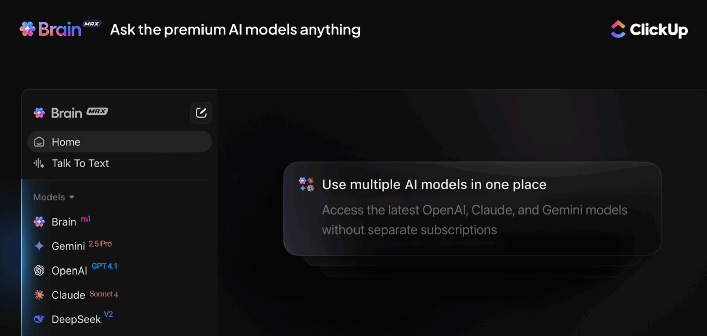 ClickUp BrainMAX